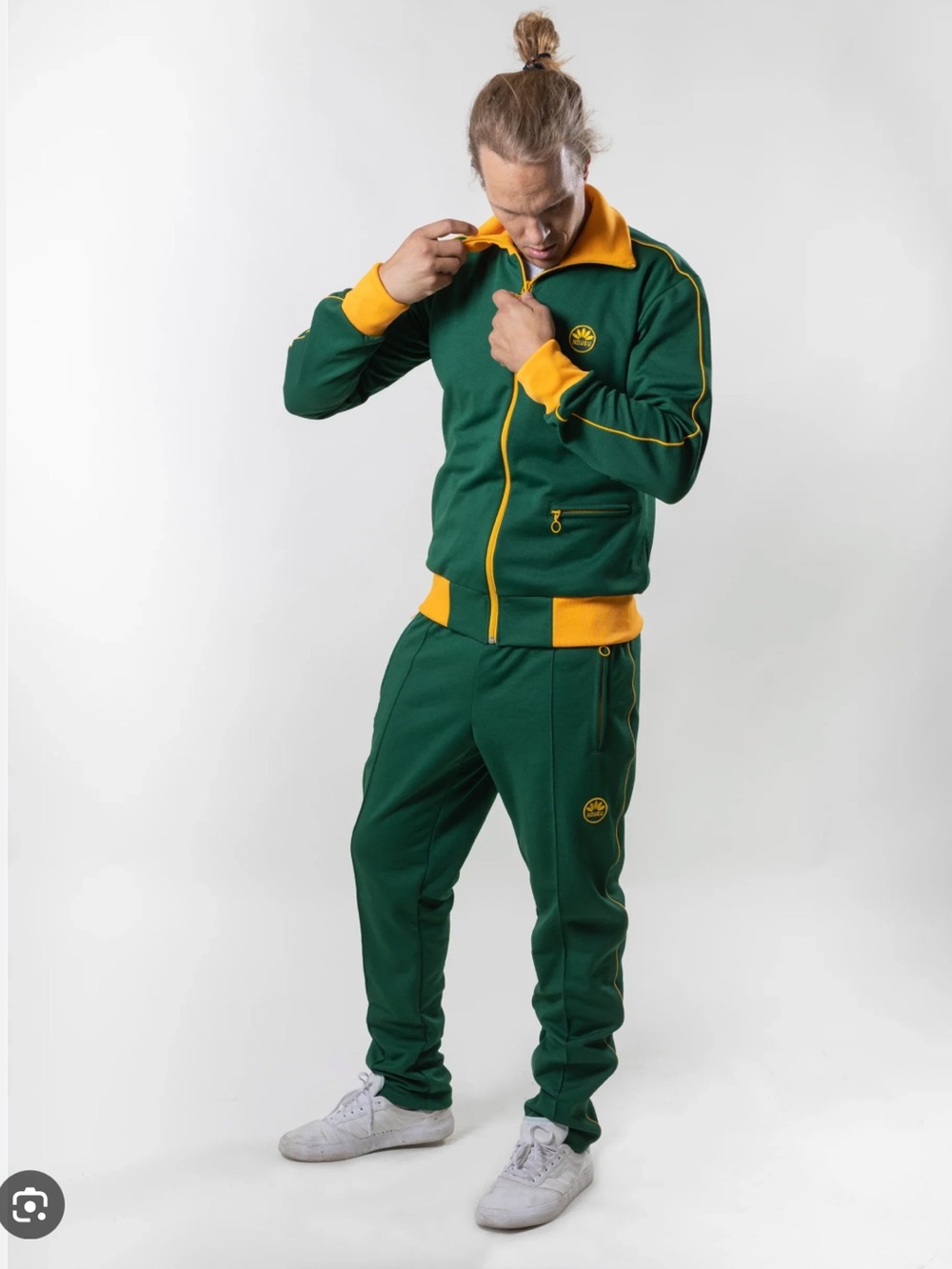Nousu Green with Yellow Tracksuit sz M